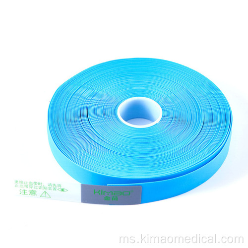 Blue One-Time Gunakan Tourniquet Flat 20 * 450 * 0.635mm